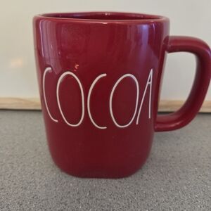 Rae Dunn Red Cocoa Mug